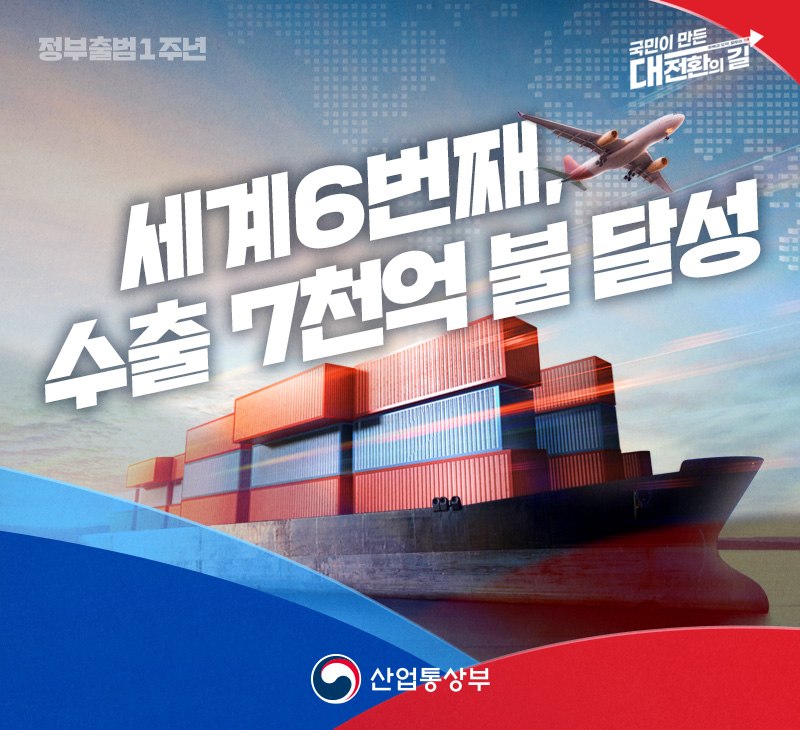 산업통상부 정부출범 1년 성과